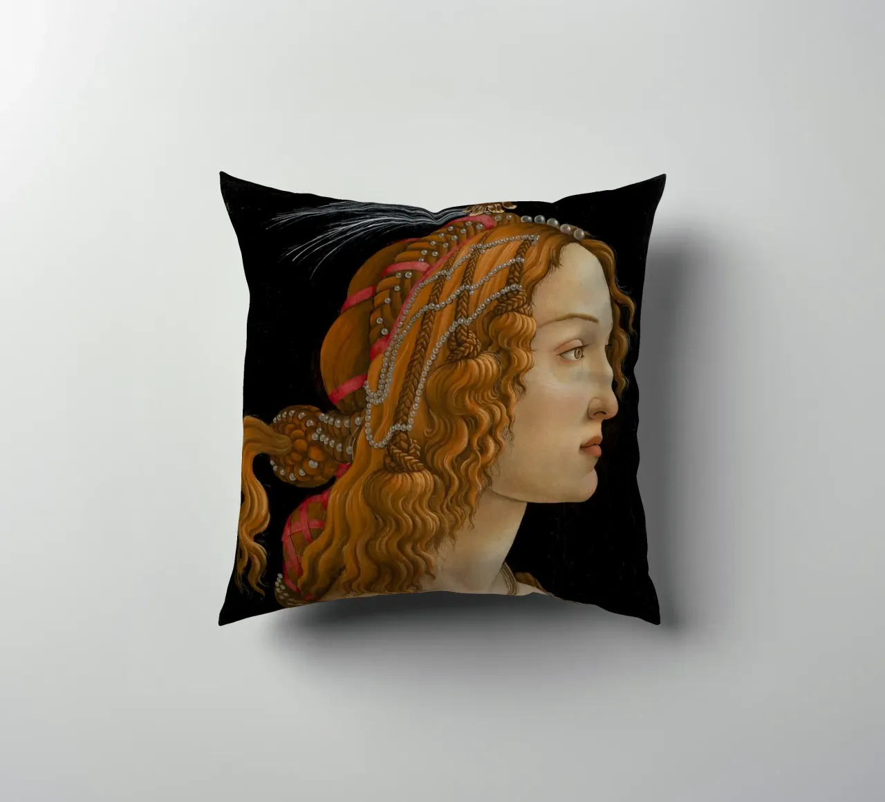 Botticelli - Portrait of Simonetta Vespucci as Nymph cuscino da ARTOTHEK