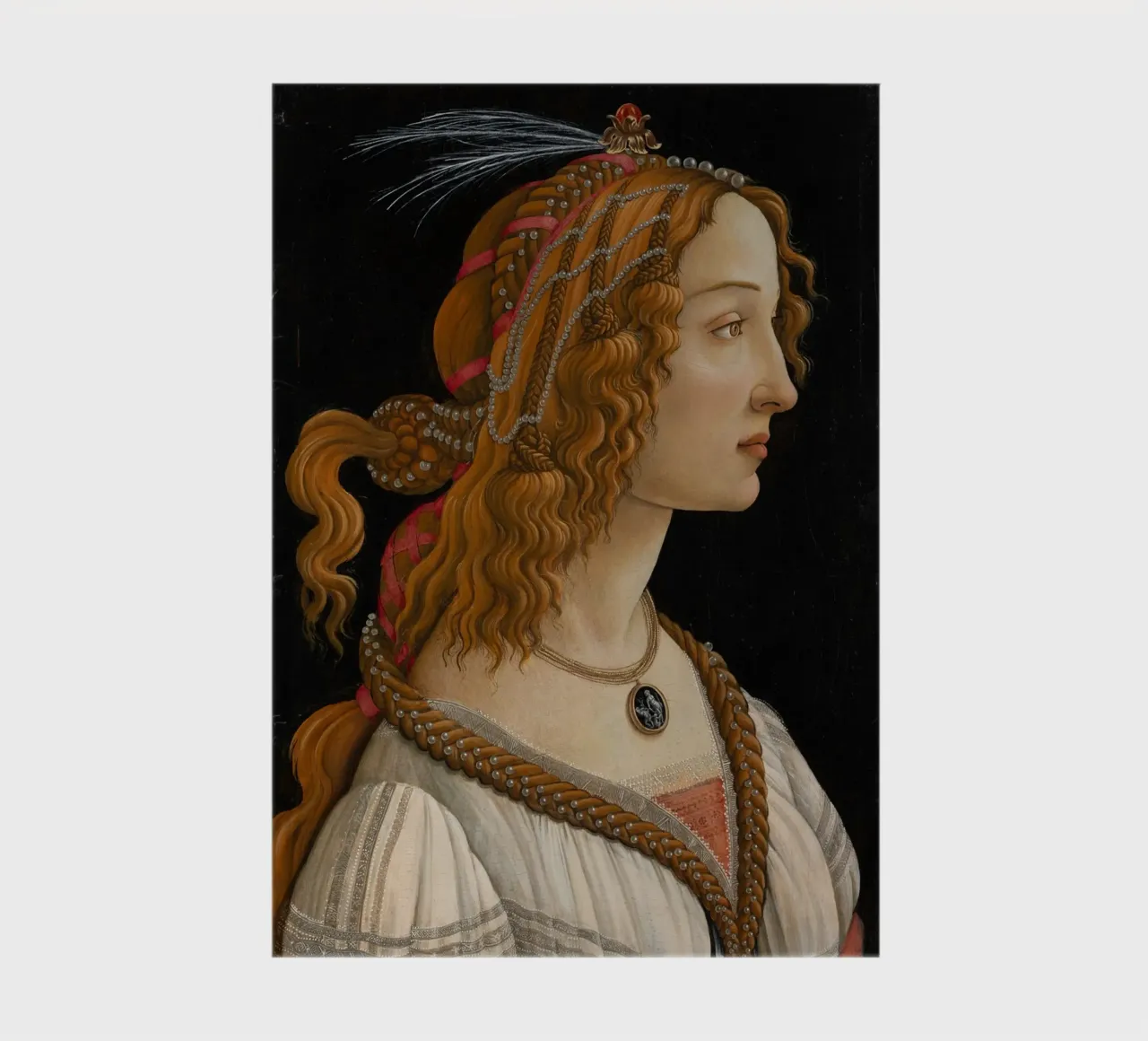 Botticelli - Portrait of Simonetta Vespucci as Nymph diario da ARTOTHEK