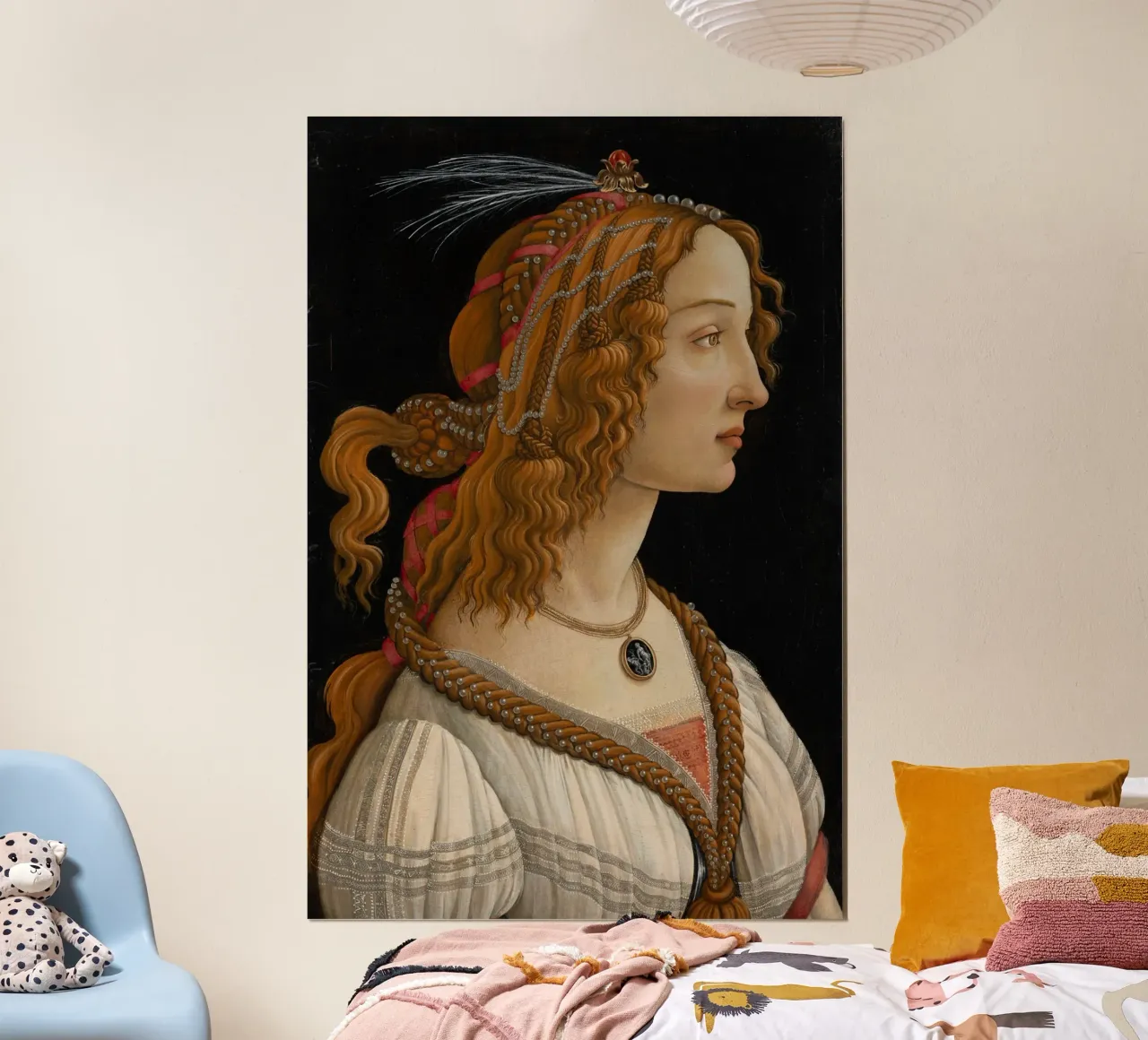 Botticelli - Portrait of Simonetta Vespucci as Nymph carta hahnemühle da ARTOTHEK