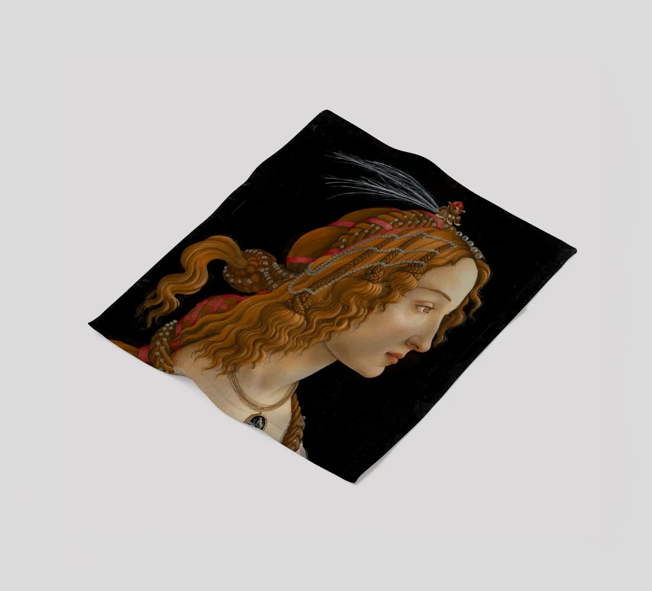 Botticelli - Portrait of Simonetta Vespucci as Nymph coperta in pile da ARTOTHEK