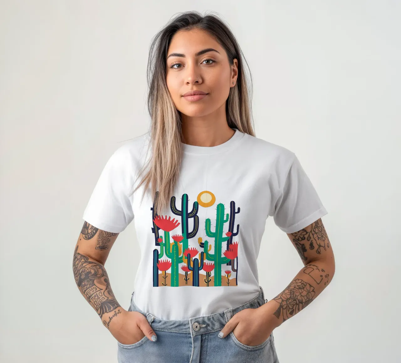cactus 1 t-shirt da Rezh creations