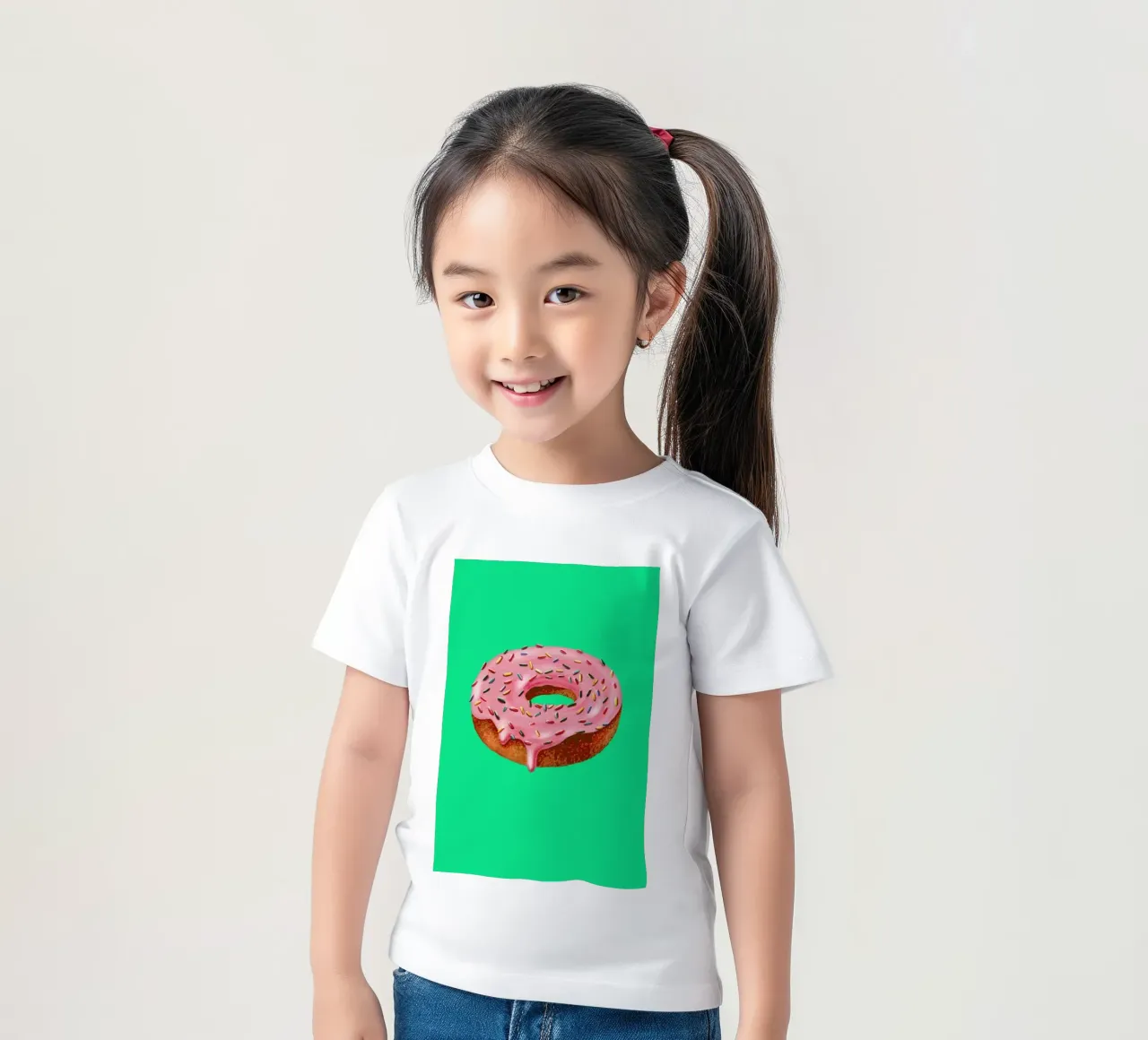 Donut kids t-shirt by Maria Vdovichenko