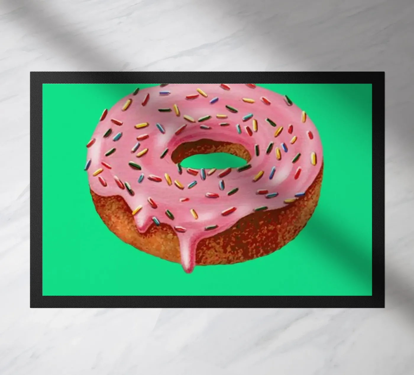 Donut doormat by Maria Vdovichenko