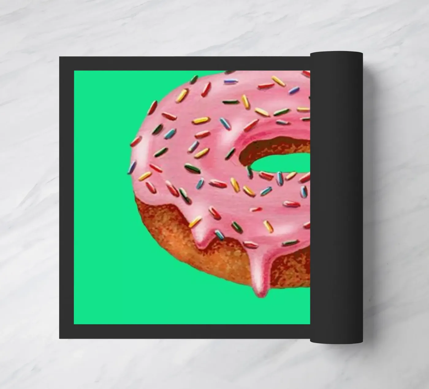 Donut doormat by Maria Vdovichenko