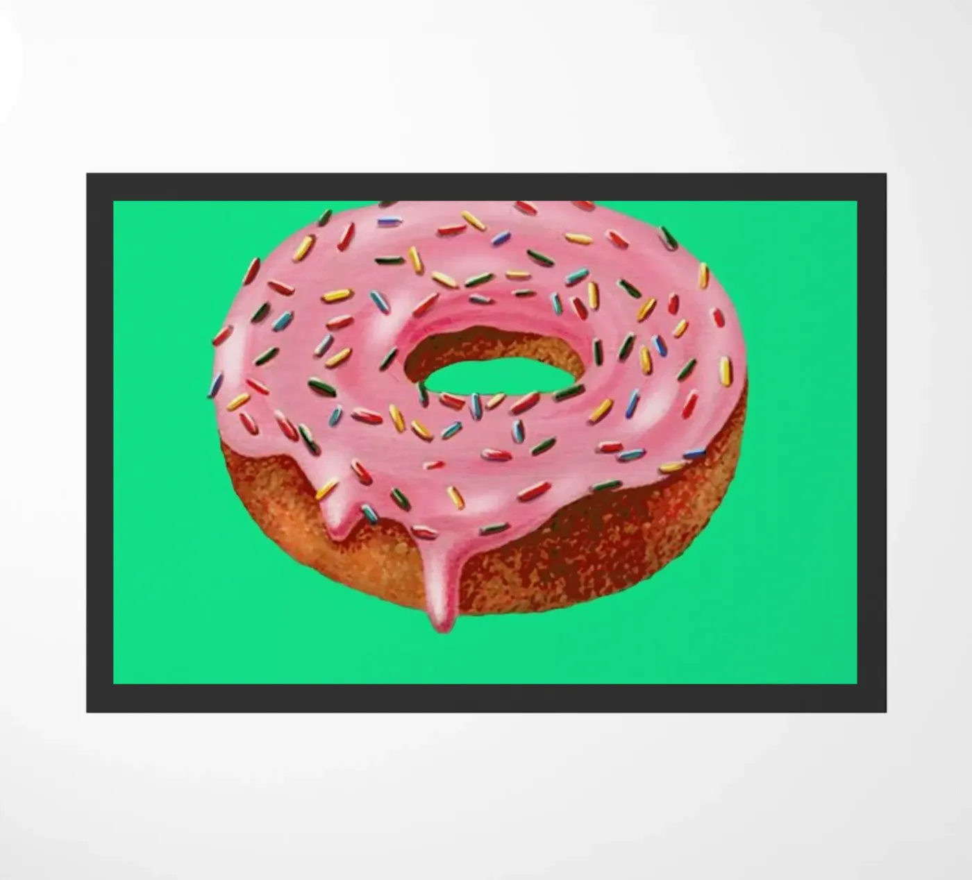 Donut doormat by Maria Vdovichenko