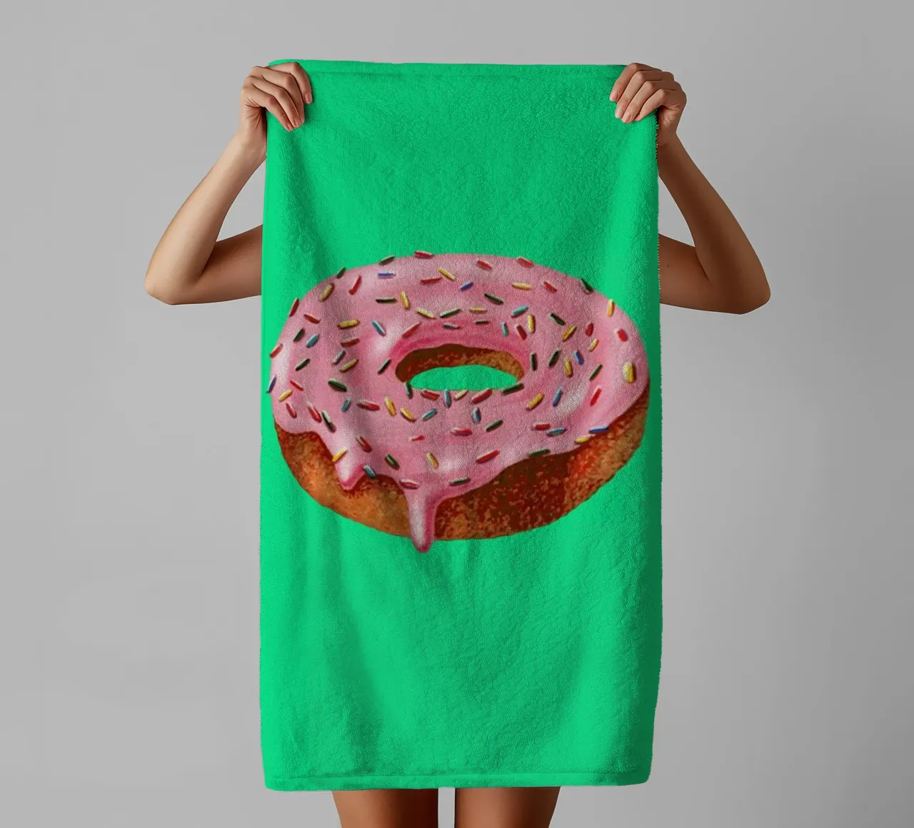 Donut asciugamano da bagno da Maria Vdovichenko