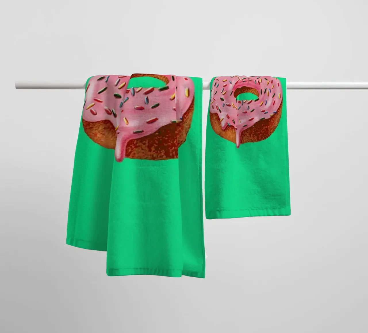 Donut asciugamano da bagno da Maria Vdovichenko