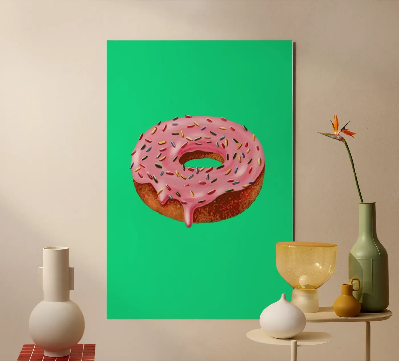 Donut alluminio dibond da Maria Vdovichenko