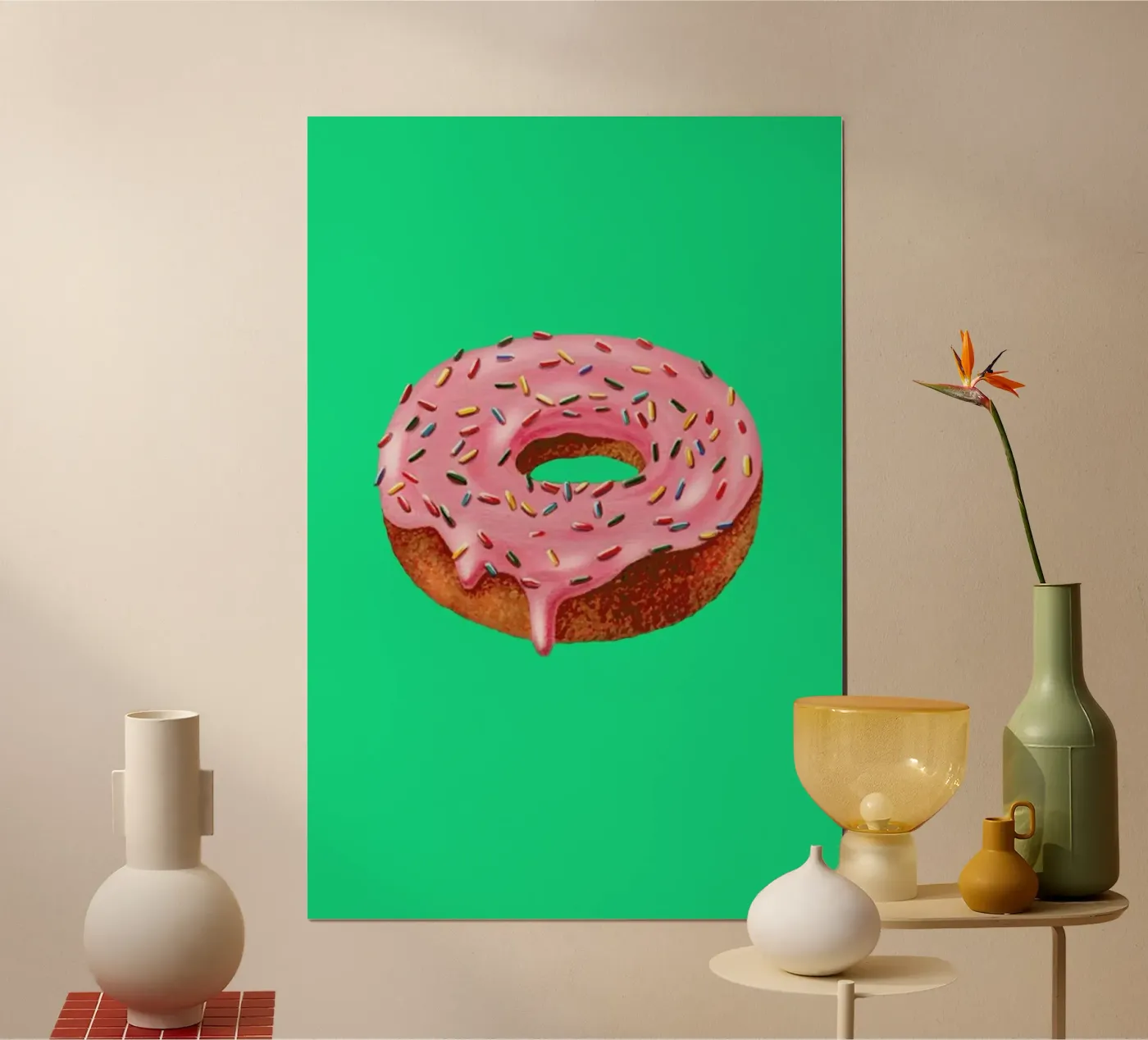 Donut Poster von Maria Vdovichenko