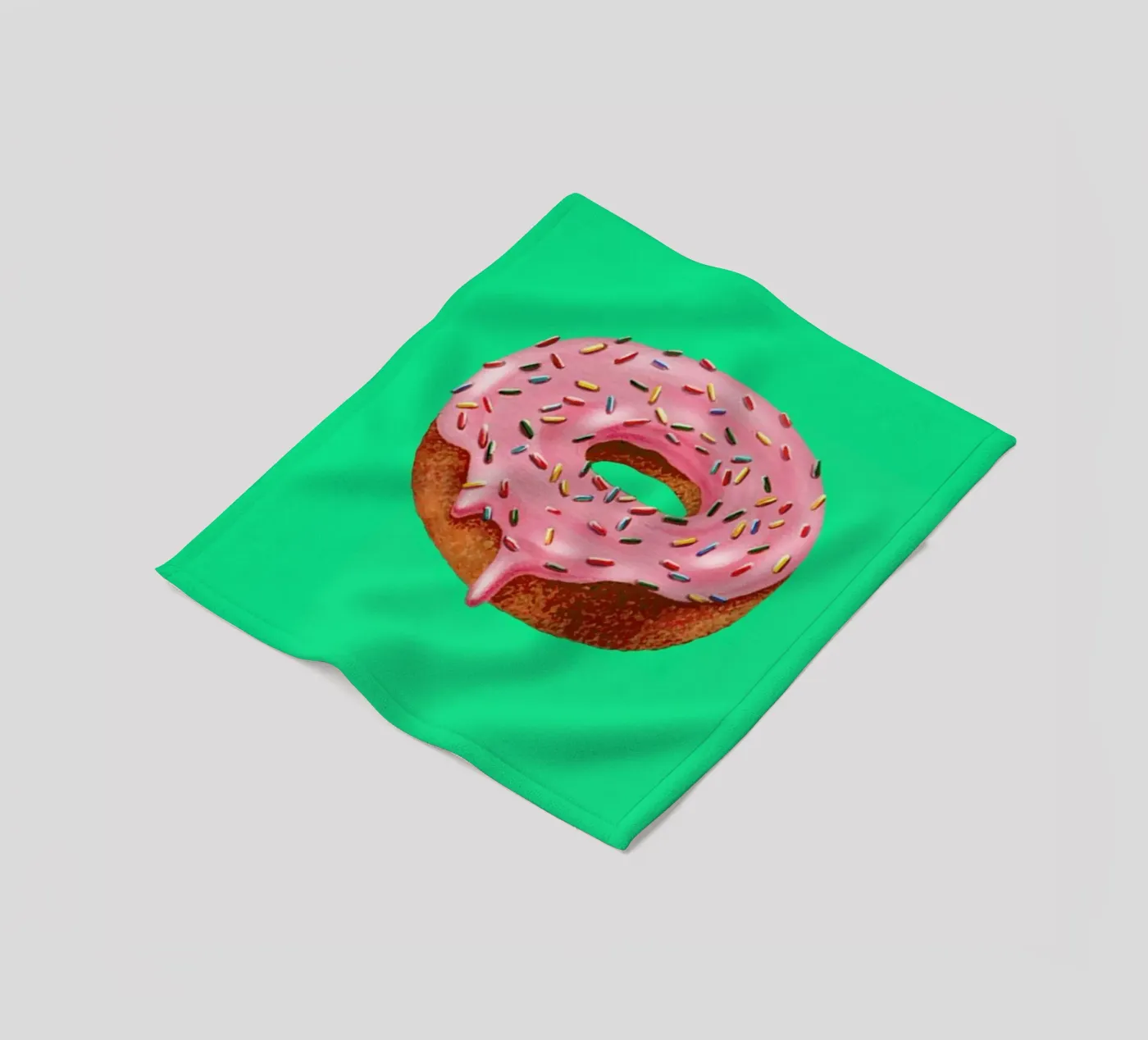Donut Fleecedecke von Maria Vdovichenko
