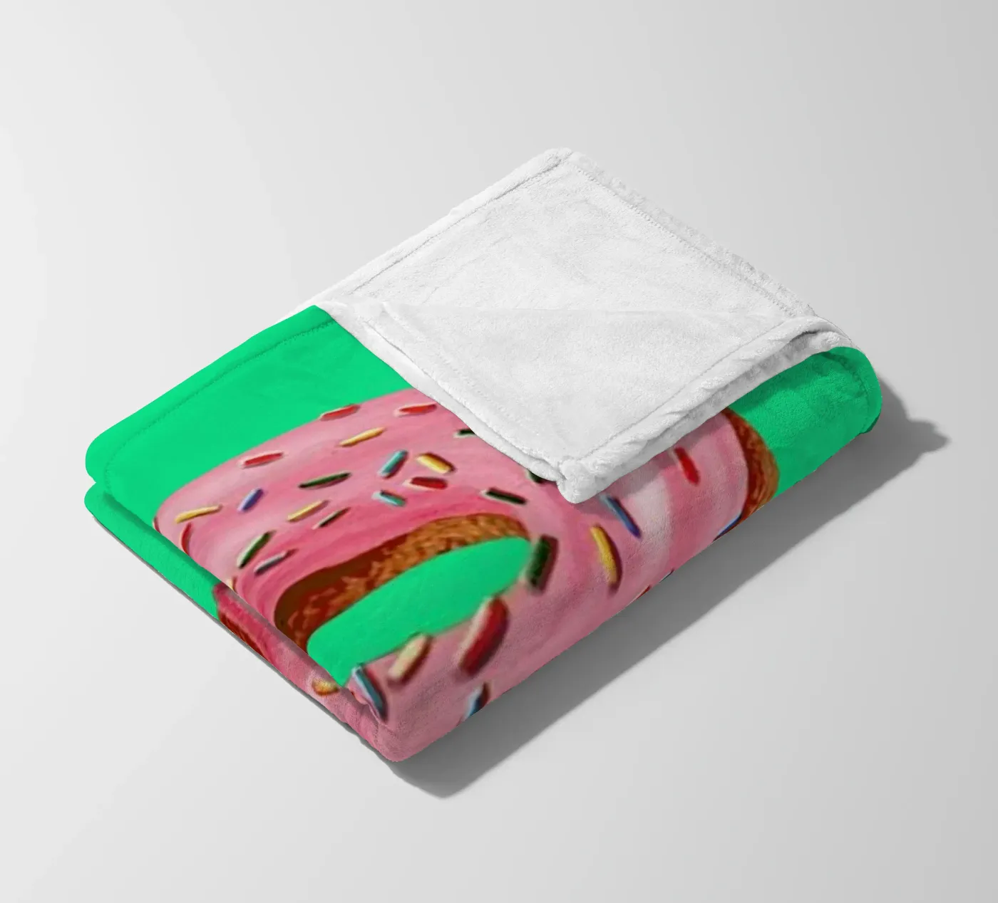 Donut Fleecedecke von Maria Vdovichenko
