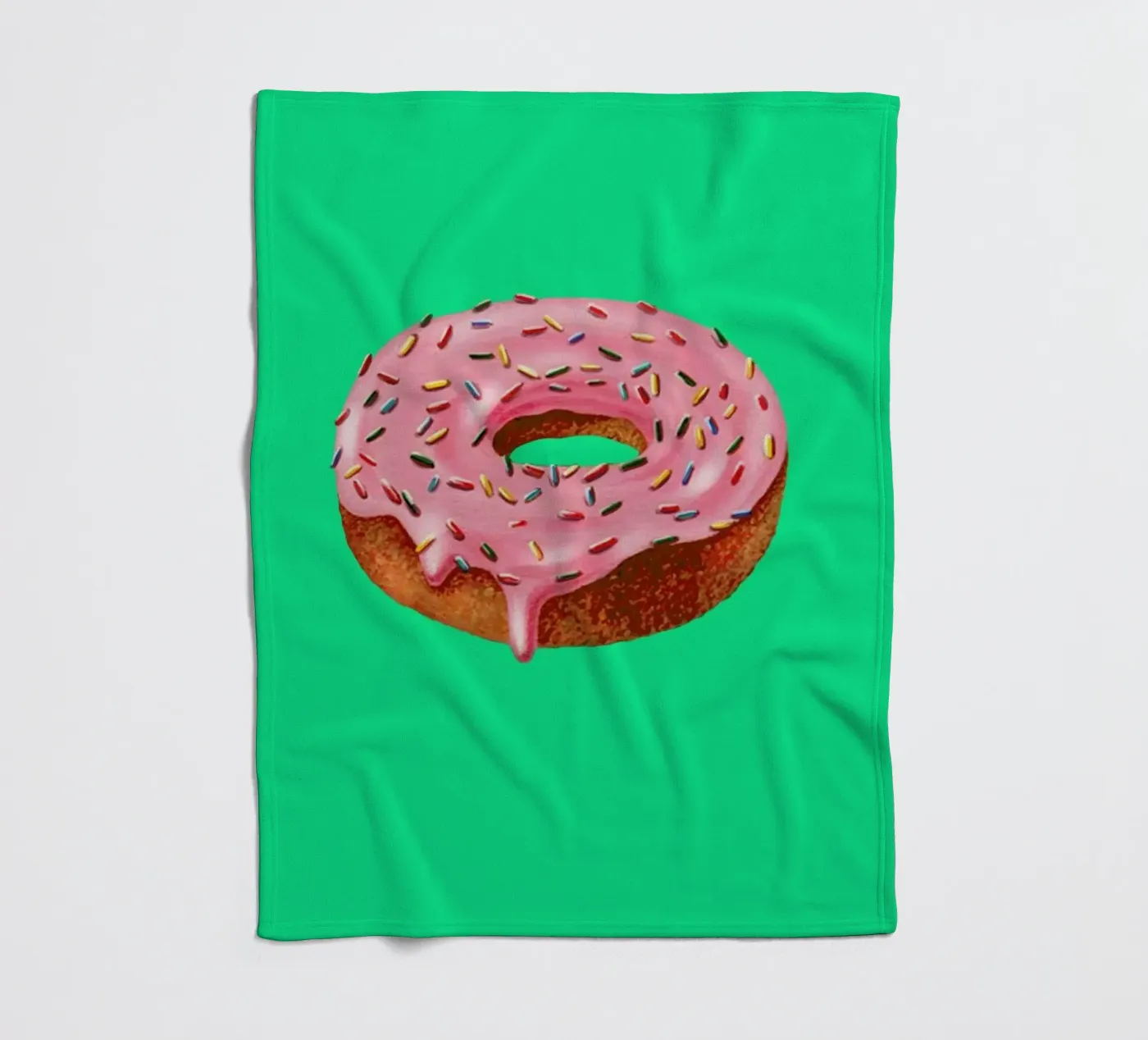 Donut Fleecedecke von Maria Vdovichenko
