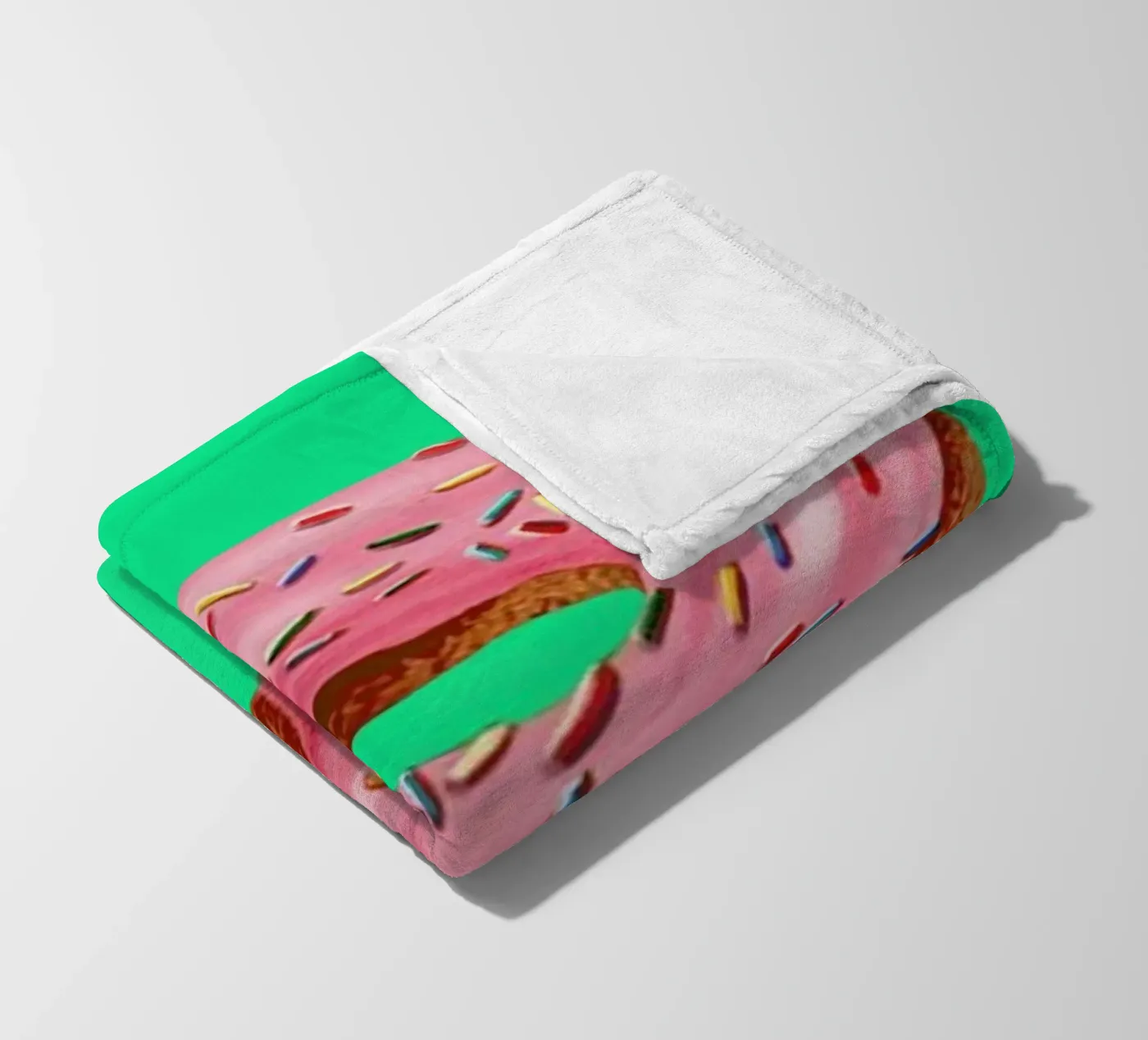 Donut Fleecedecke von Maria Vdovichenko