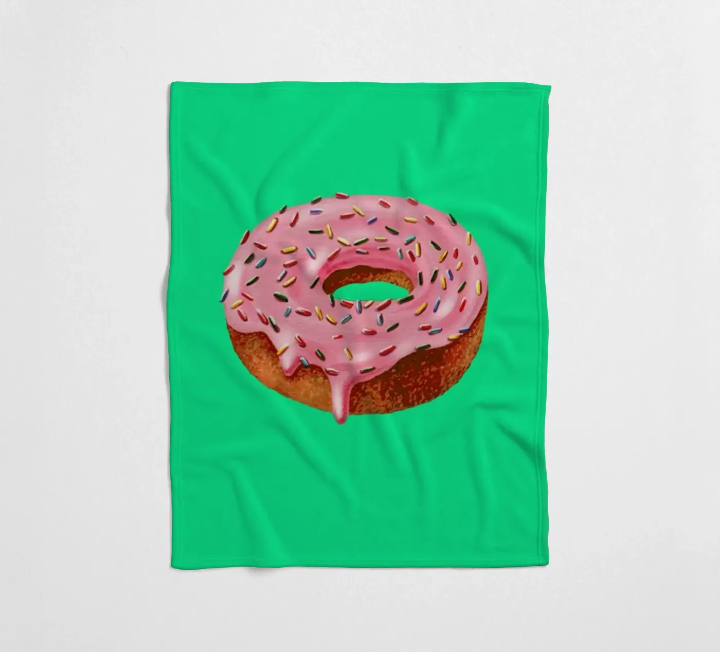 Donut Fleecedecke von Maria Vdovichenko