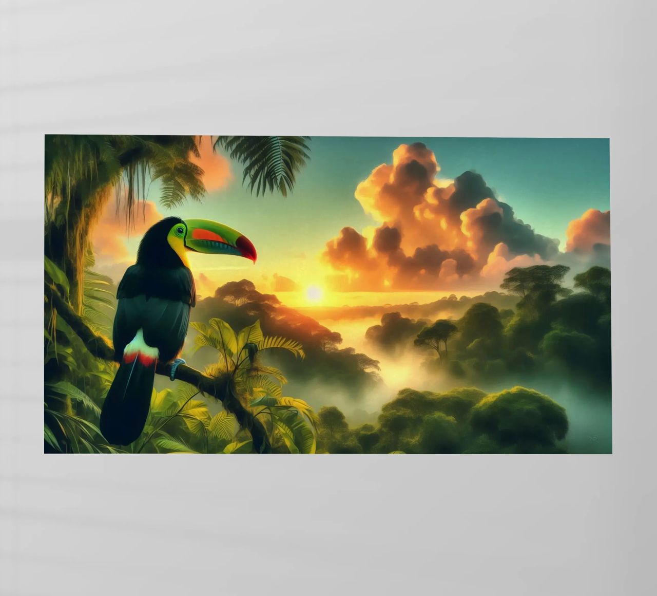 TOUCAN pellicola backlit da RUBIANT ART