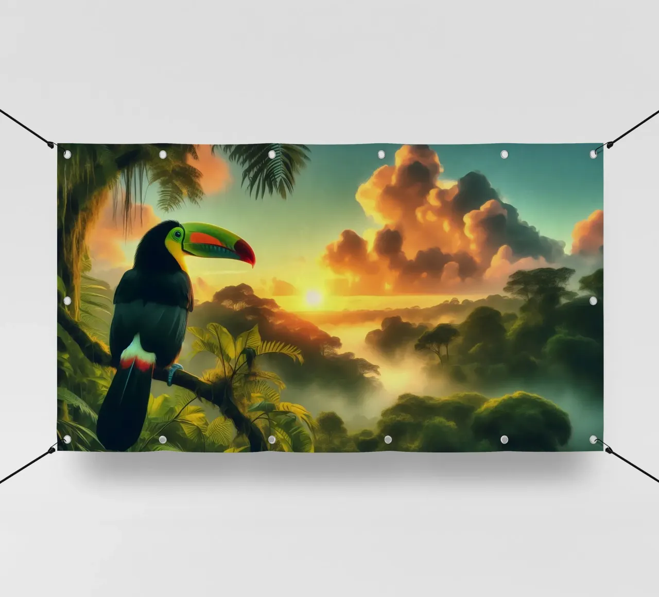 TOUCAN telo in pvc da RUBIANT ART