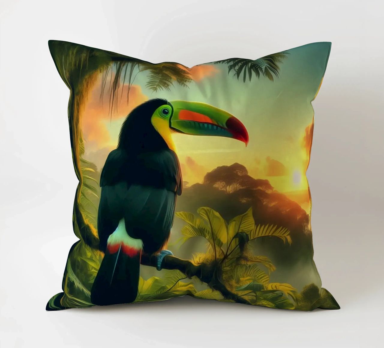 TOUCAN cuscino da RUBIANT ART