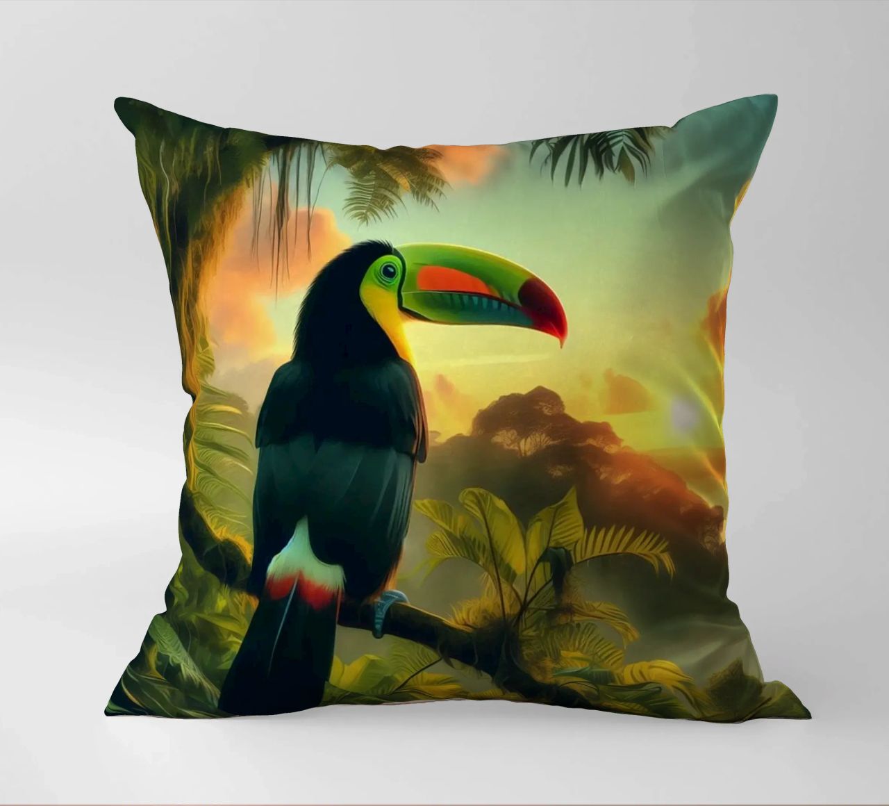 TOUCAN cuscino da RUBIANT ART