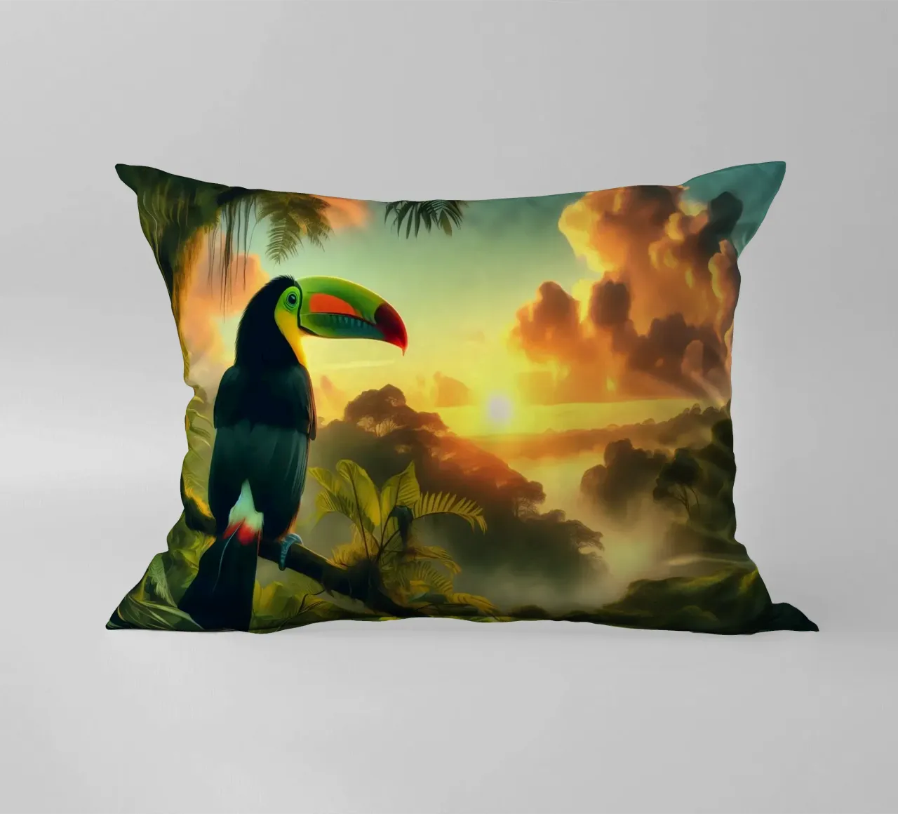 TOUCAN cojín de RUBIANT ART