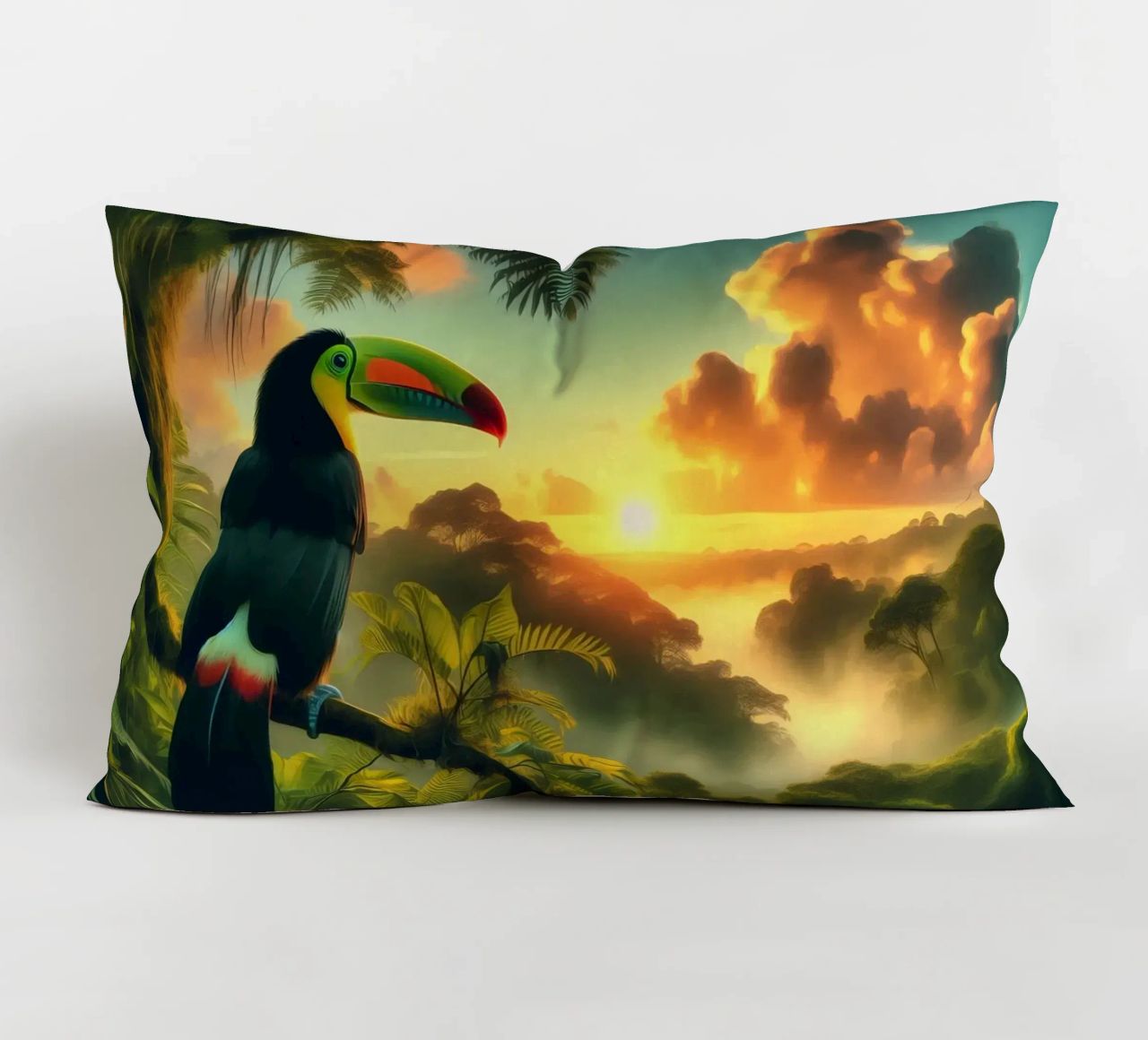 TOUCAN cuscino da RUBIANT ART