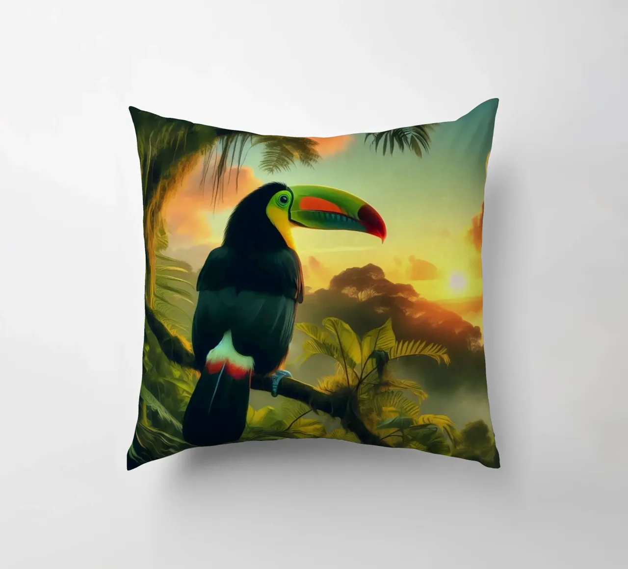 TOUCAN cojín de RUBIANT ART