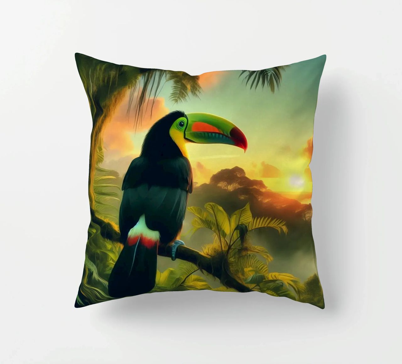 TOUCAN cuscino da RUBIANT ART