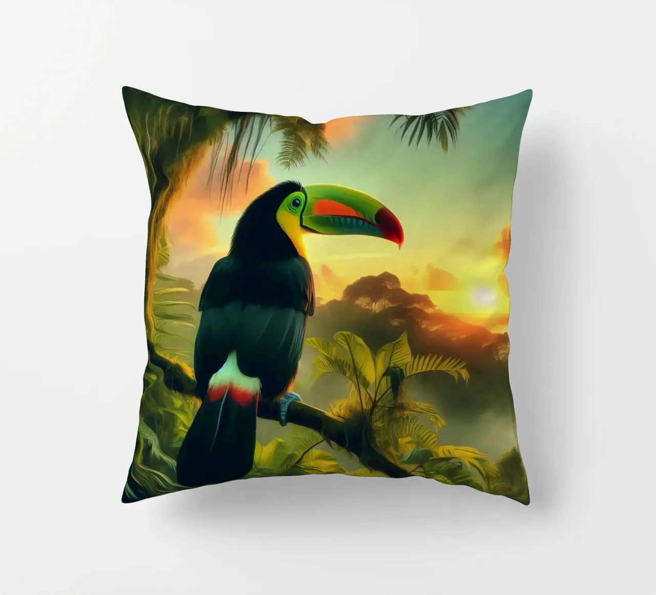 TOUCAN cojín de RUBIANT ART