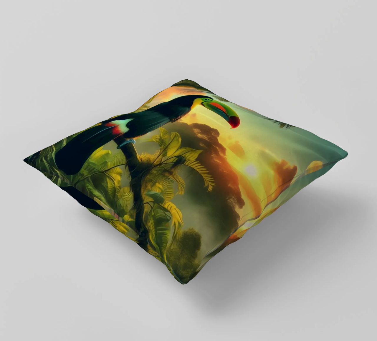 TOUCAN cuscino da RUBIANT ART