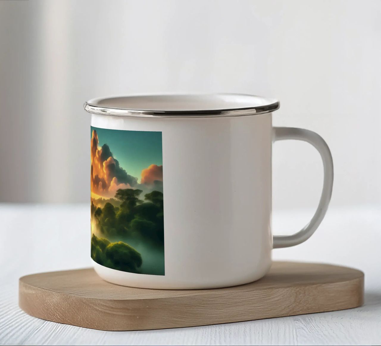TOUCAN tazza in smalto da RUBIANT ART
