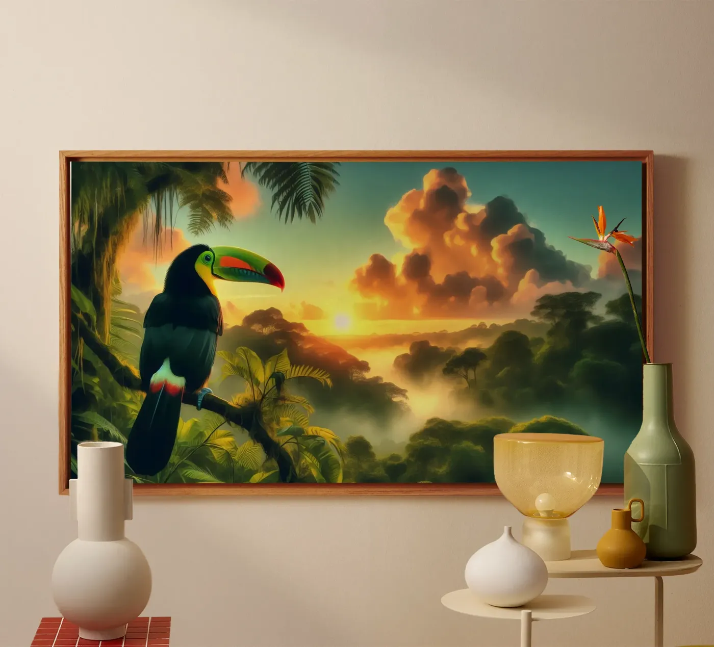 TOUCAN tela da RUBIANT ART