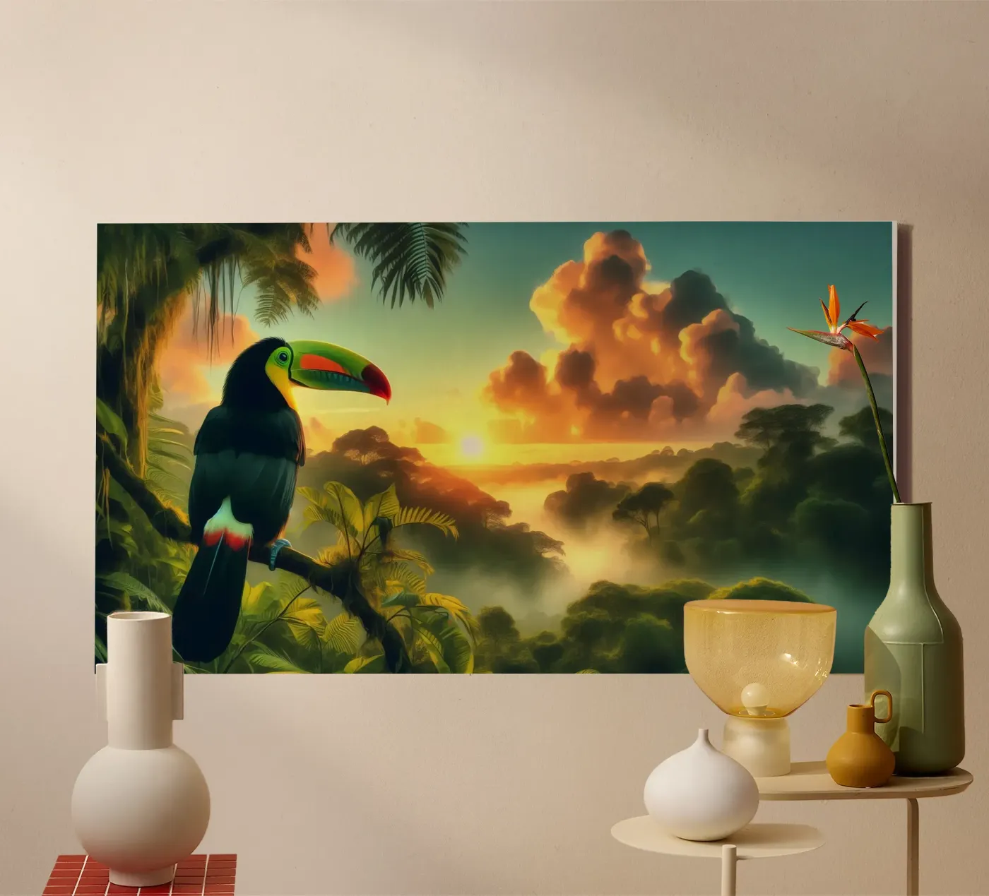TOUCAN tela da RUBIANT ART