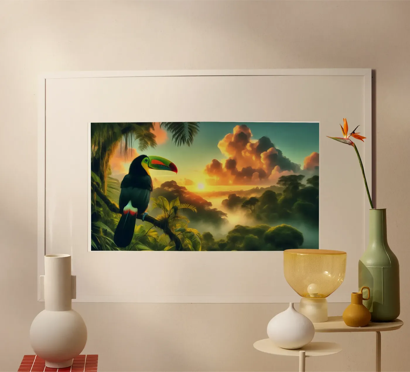 TOUCAN poster van RUBIANT ART