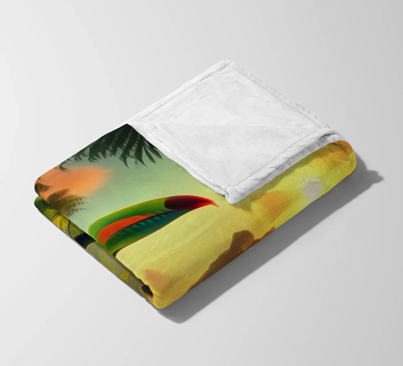 TOUCAN fleecedeken van RUBIANT ART