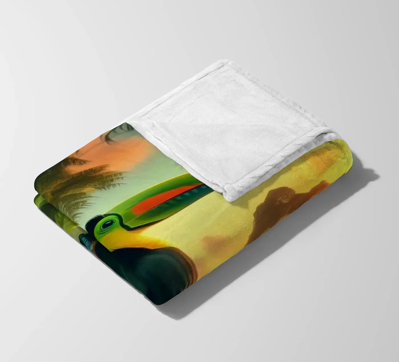 TOUCAN fleecedeken van RUBIANT ART