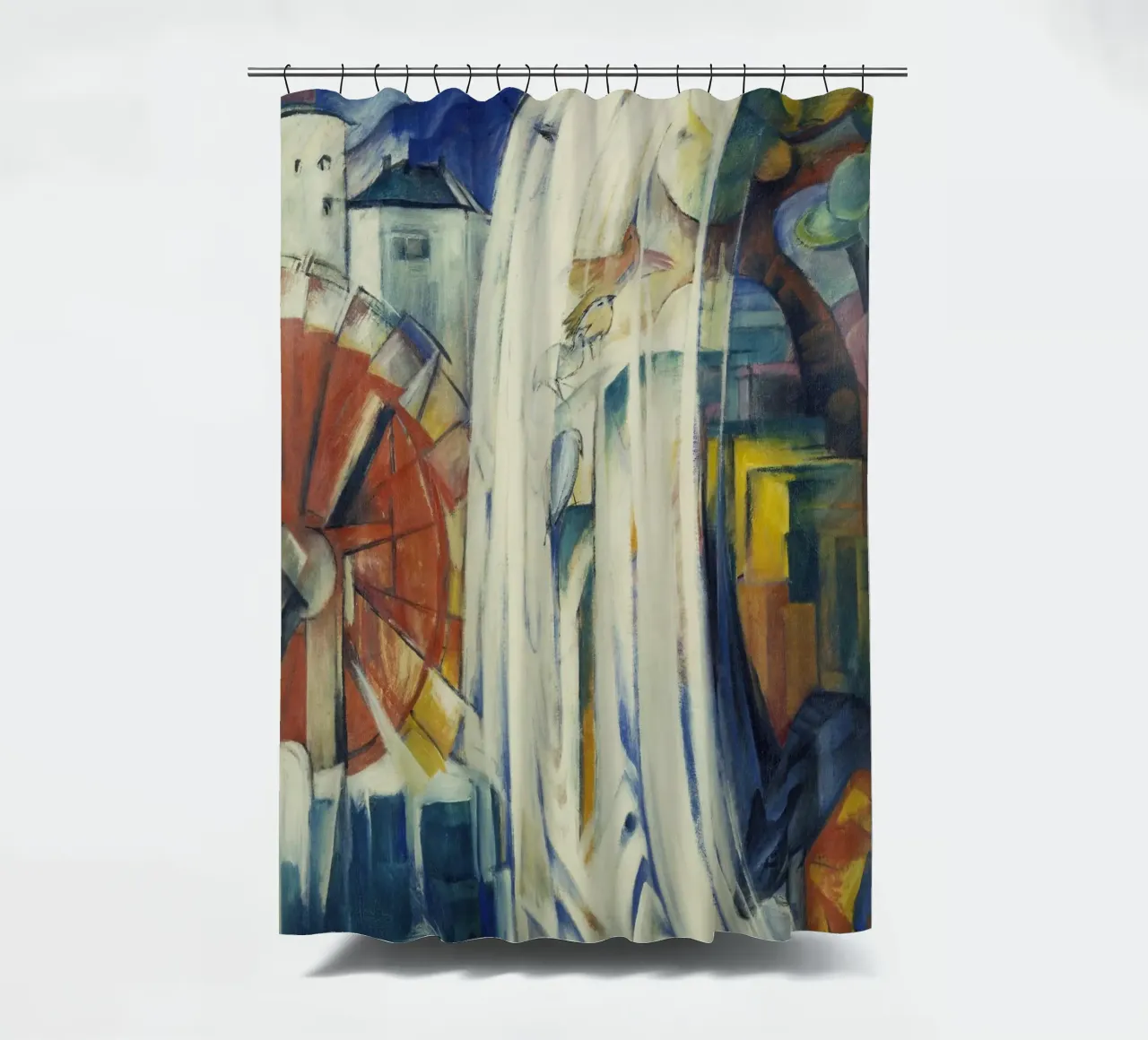 Franz Marc - Il mulino stregato tenda da doccia da ARTOTHEK