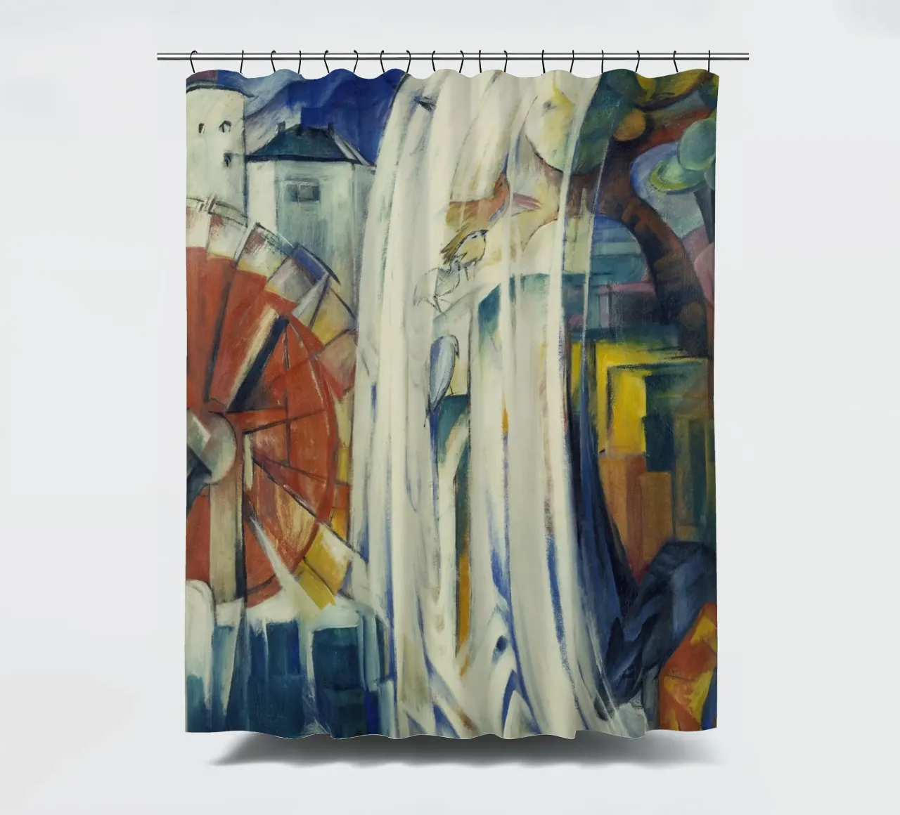 Franz Marc - Il mulino stregato tenda da doccia da ARTOTHEK