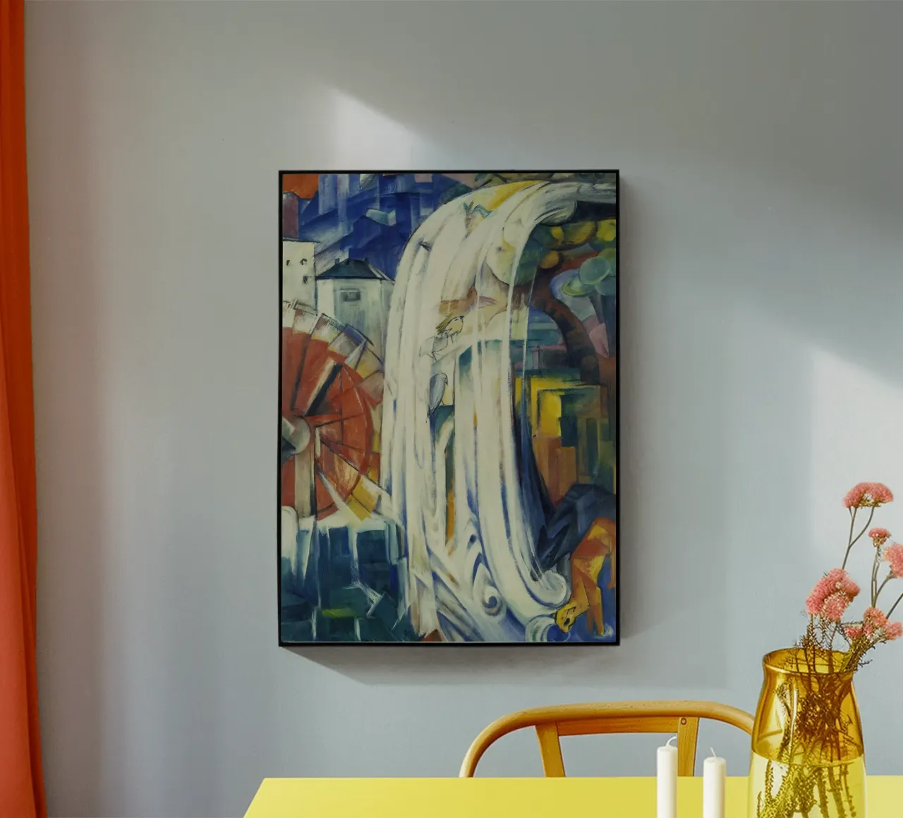 Franz Marc - Il mulino stregato plexiglass da ARTOTHEK