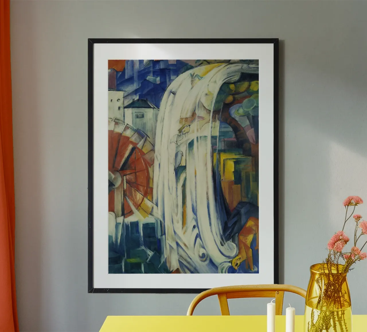 Franz Marc - Il mulino stregato carta hahnemühle da ARTOTHEK