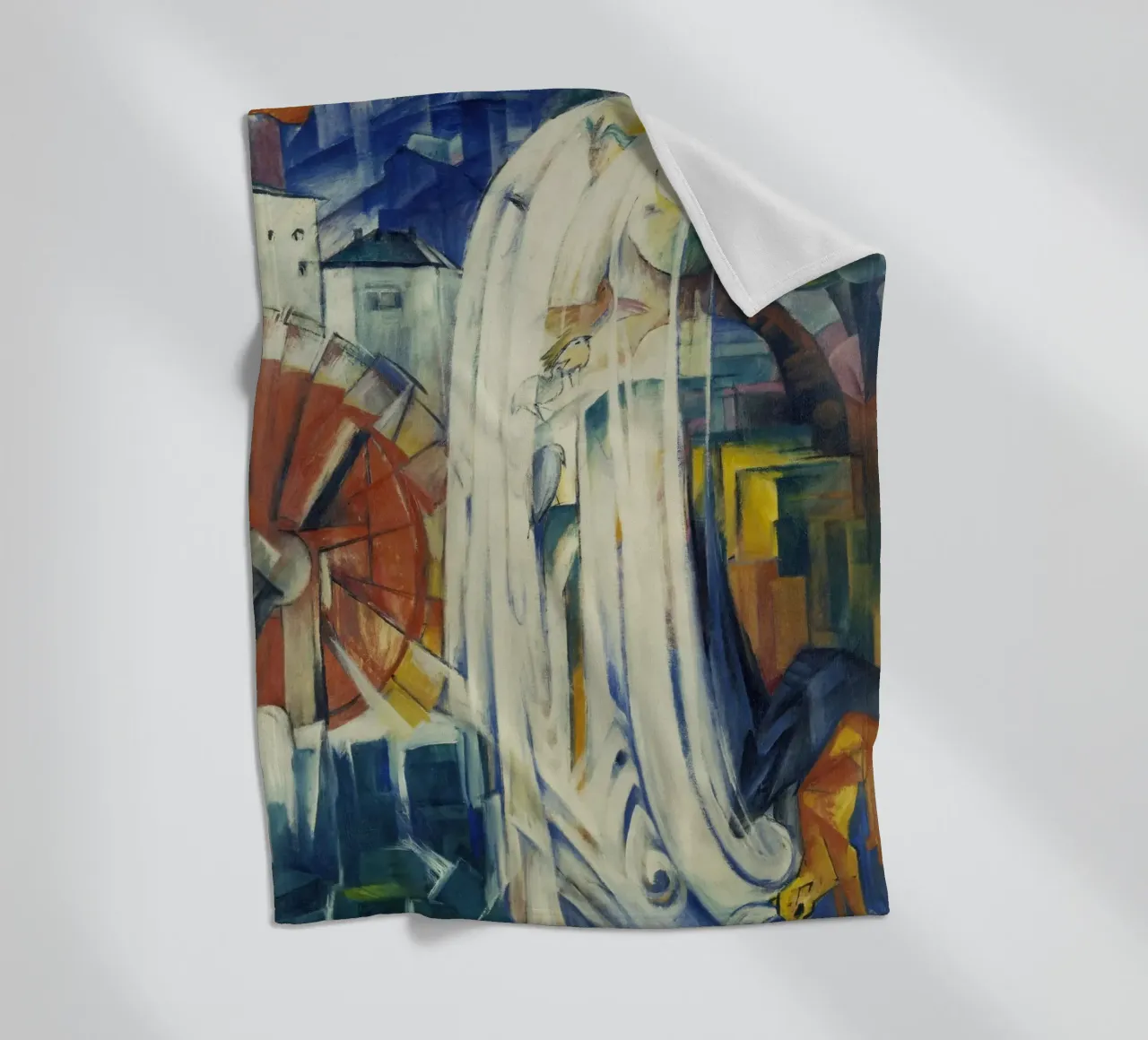 Franz Marc - Il mulino stregato coperta in pile da ARTOTHEK