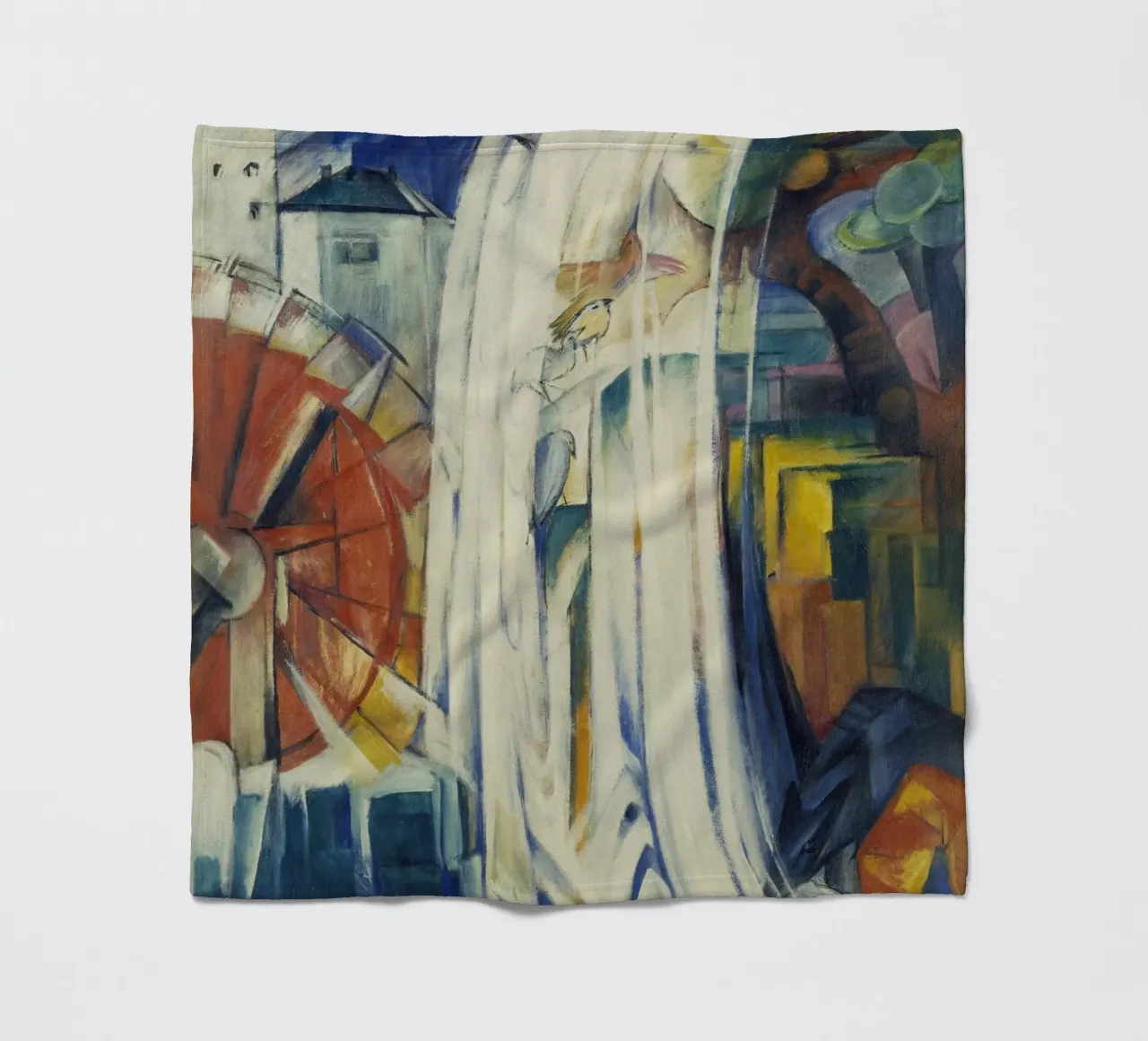 Franz Marc - Il mulino stregato coperta in pile da ARTOTHEK