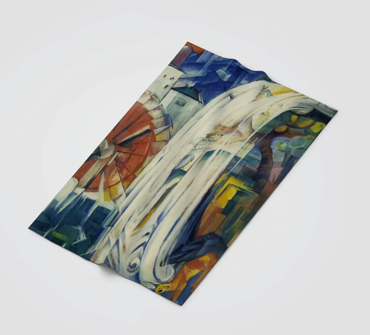 Franz Marc - Il mulino stregato coperta in pile da ARTOTHEK