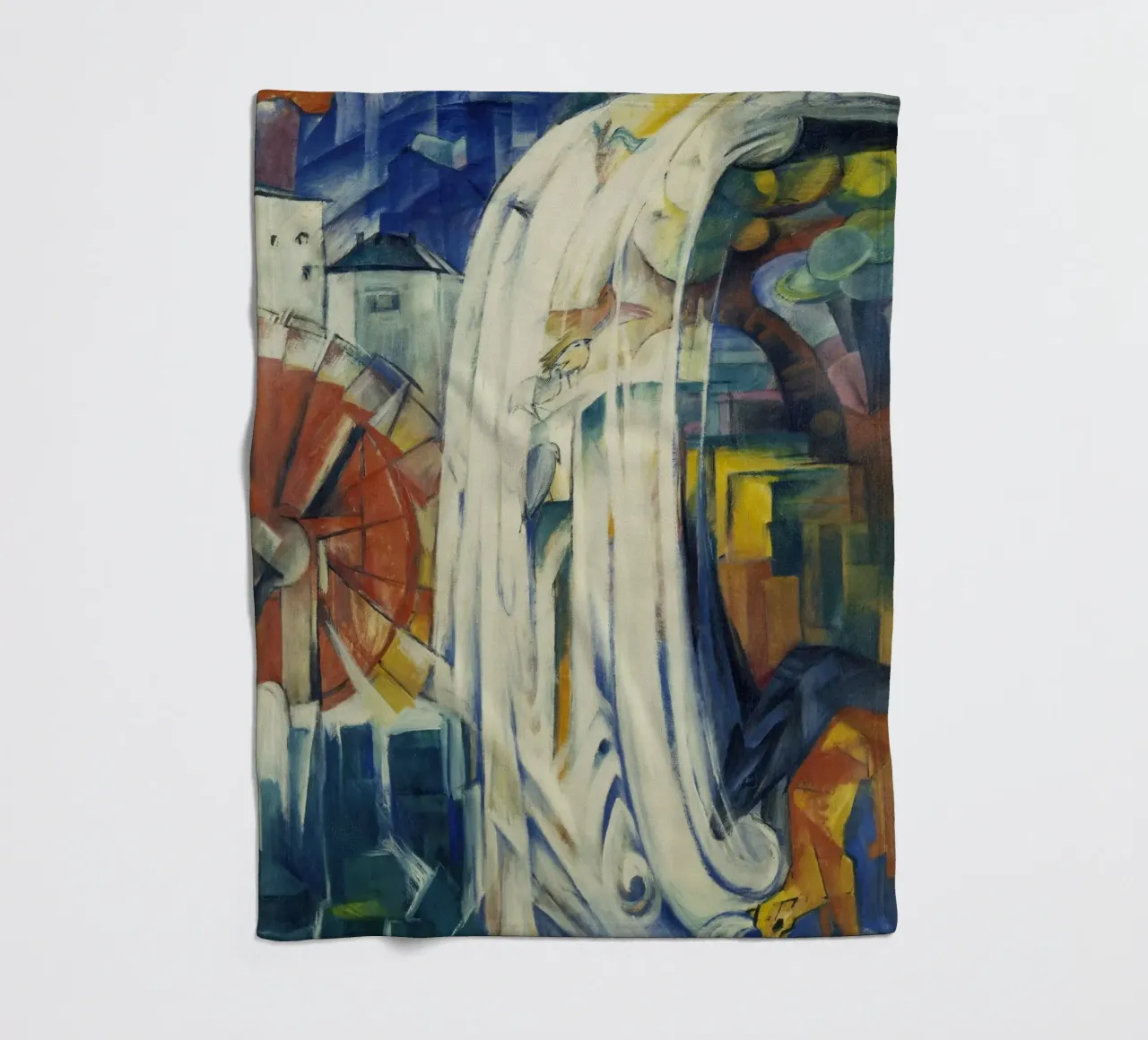 Franz Marc - Il mulino stregato coperta in pile da ARTOTHEK