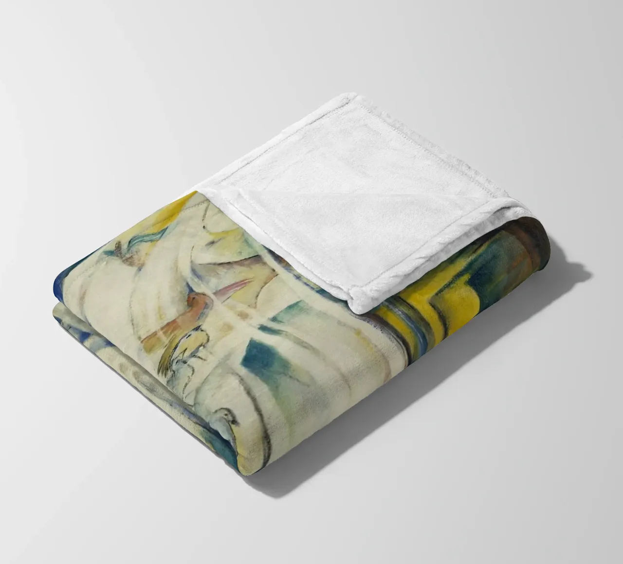 Franz Marc - Il mulino stregato coperta in pile da ARTOTHEK