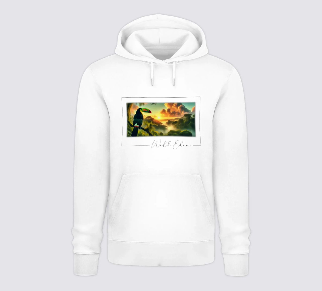 TOUCAN felpa con cappuccio da RUBIANT ART