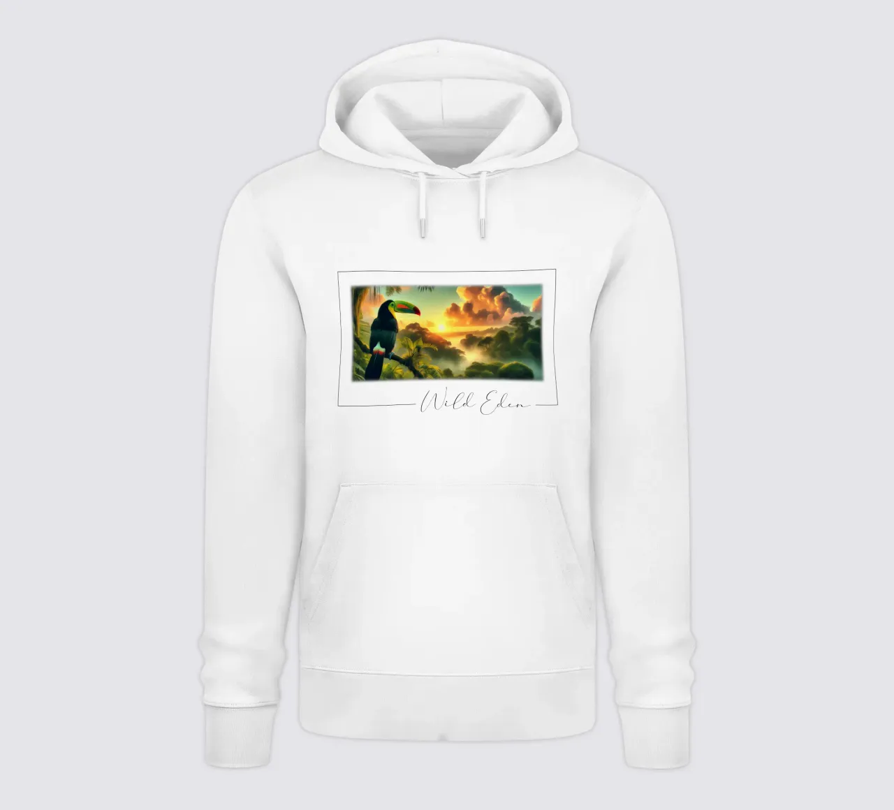 TOUCAN felpa con cappuccio da RUBIANT ART