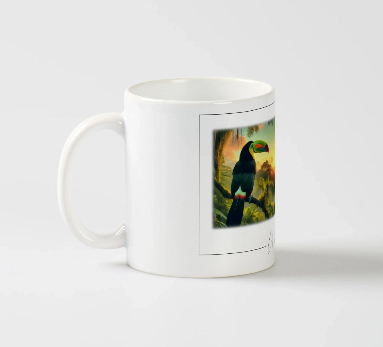 TOUCAN tazza in ceramica da RUBIANT ART