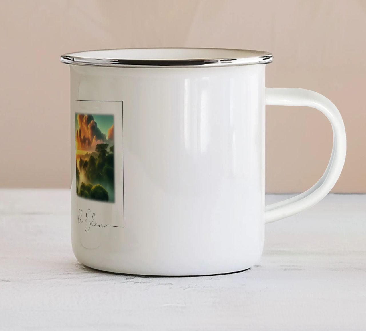 TOUCAN tazza in smalto da RUBIANT ART