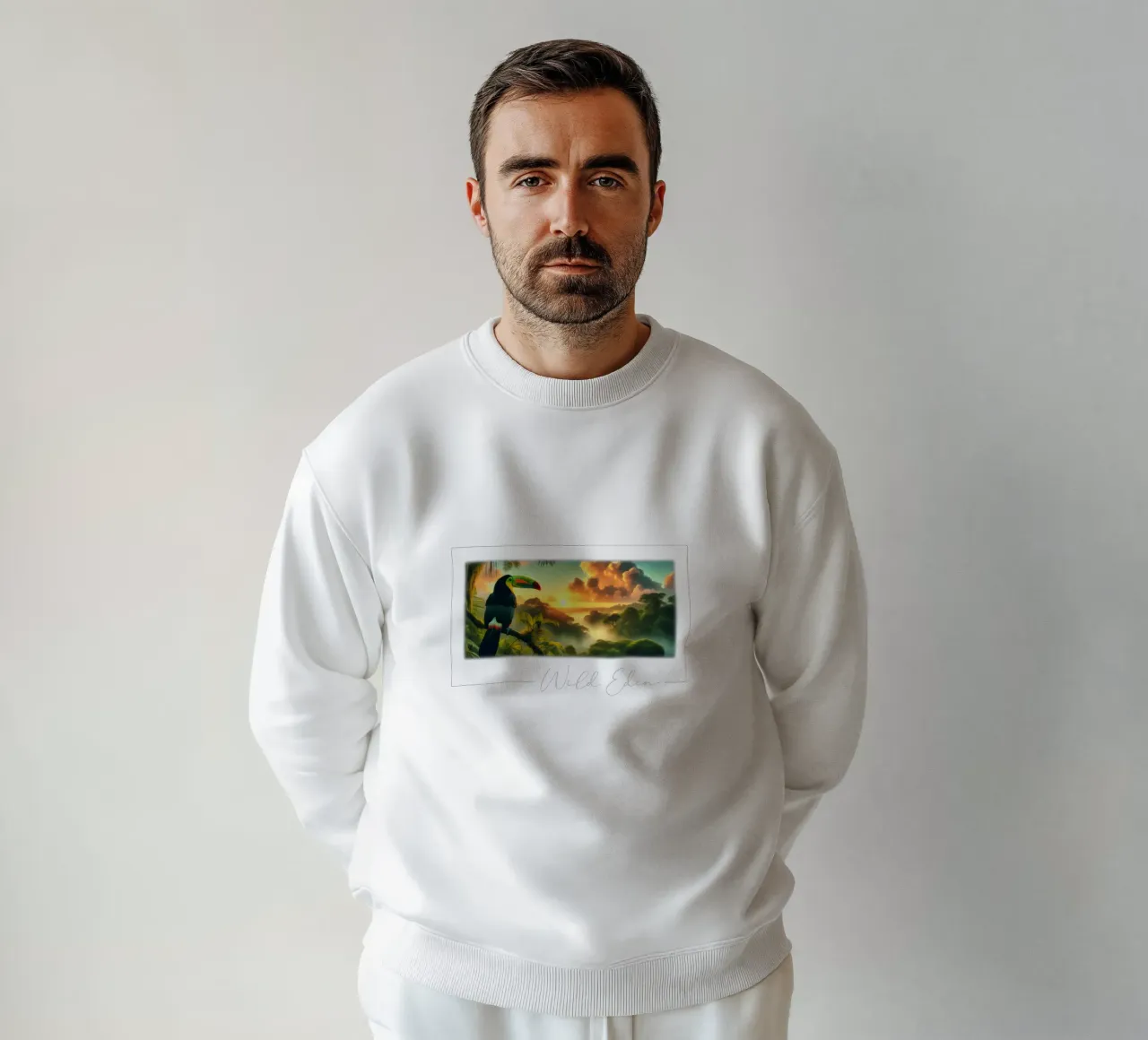 TOUCAN Sweatshirt von RUBIANT ART