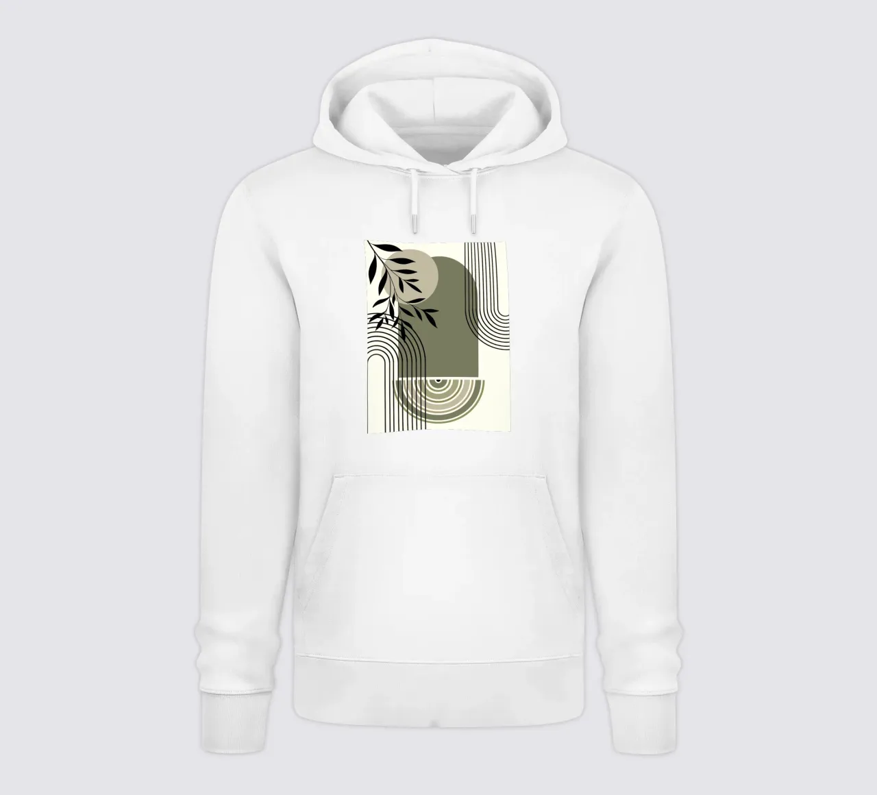 Curved lines felpa con cappuccio da LisaArtes