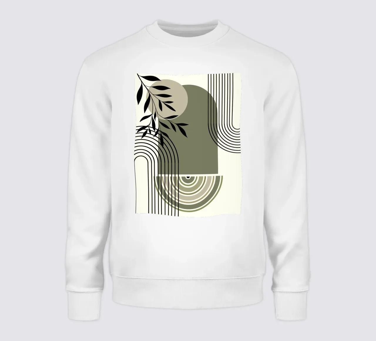 Curved lines Sweatshirt von LisaArtes